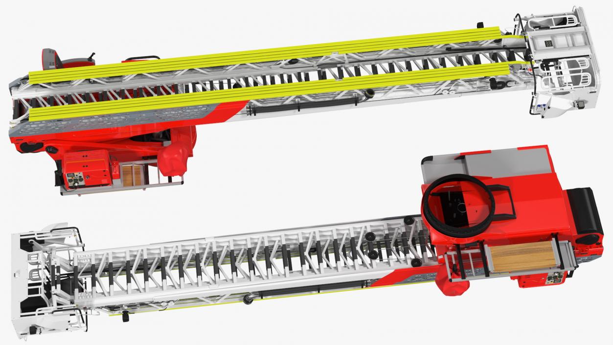 3D Turntable Ladder Folded model