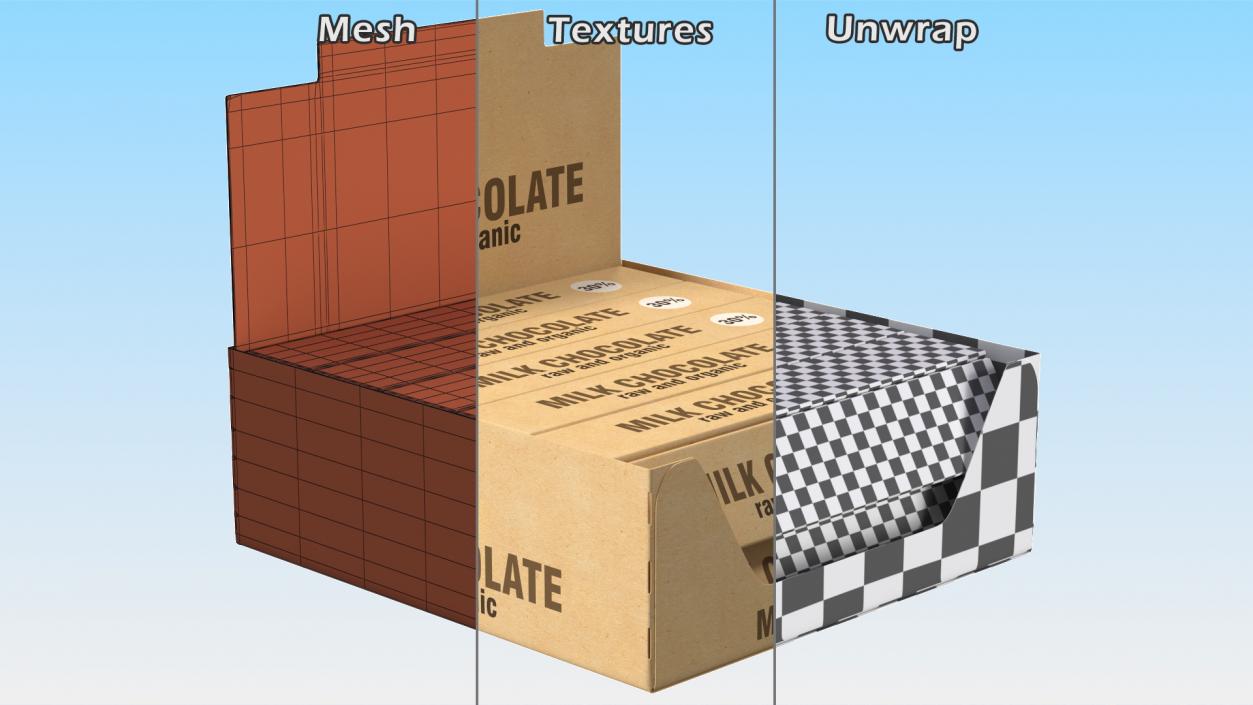 3D Chocolate Box model