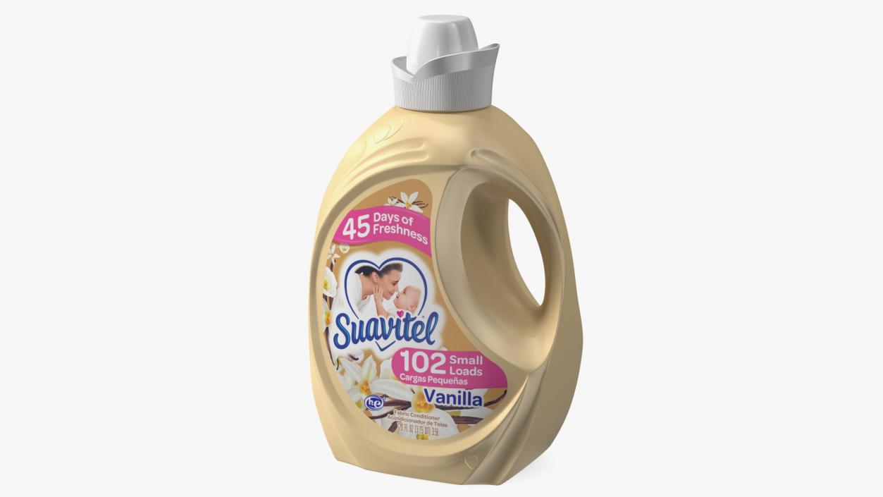 Suavitel Heavenly Vanilla Liquid Fabric Softener Large 3D model