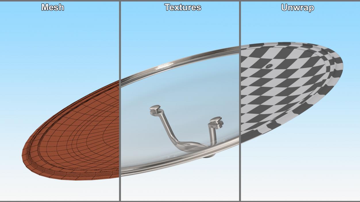 Lid for Pan 12-inch 3D model