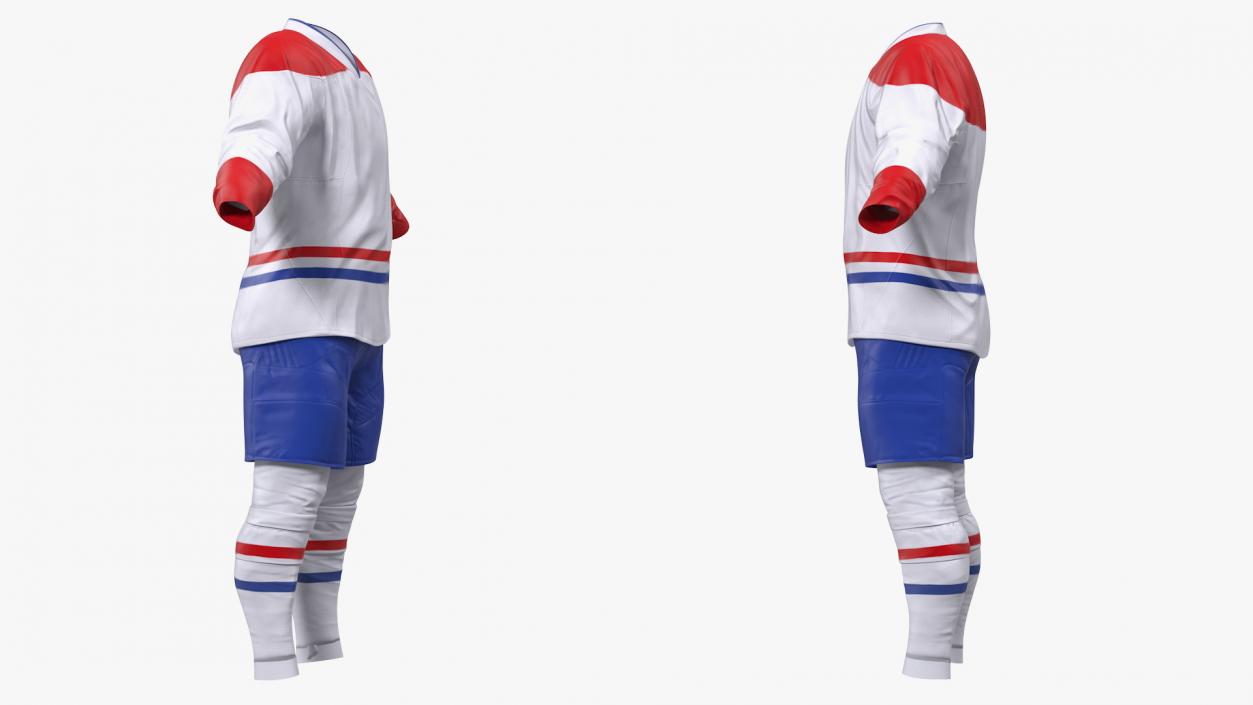 3D model Hockey Clothes White