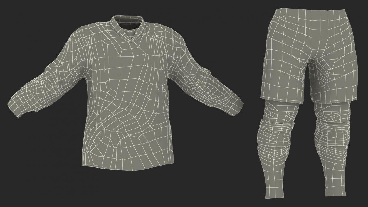 3D model Hockey Clothes White