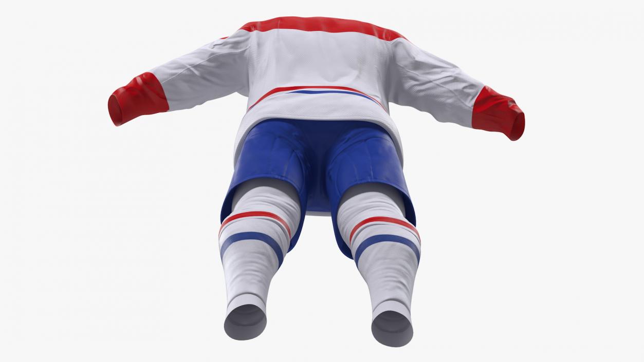 3D model Hockey Clothes White