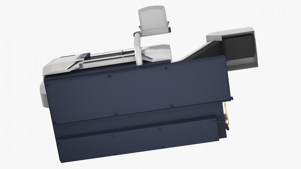 3D CNC Lathe Universal Turning Center Rigged