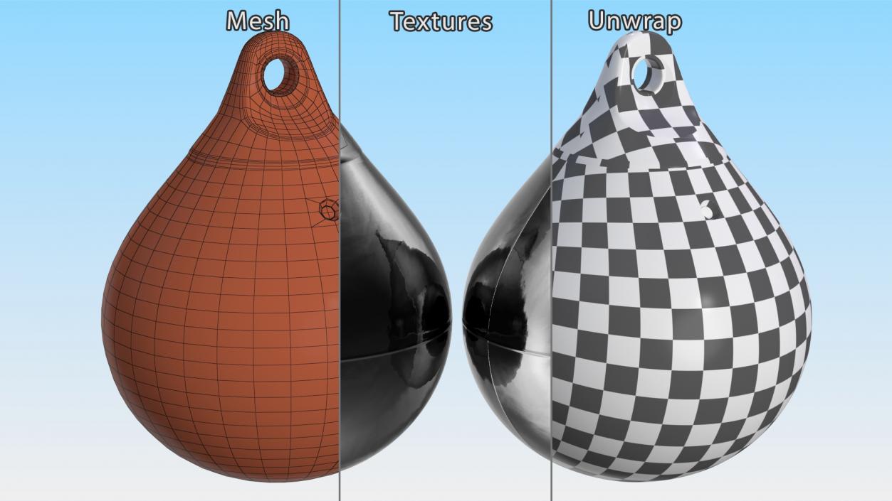 Polyform Black Buoy A4 3D