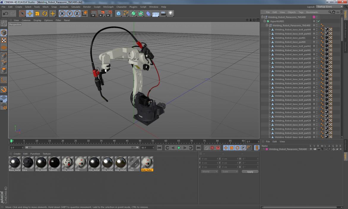 3D model Welding Robot Panasonic TM1400