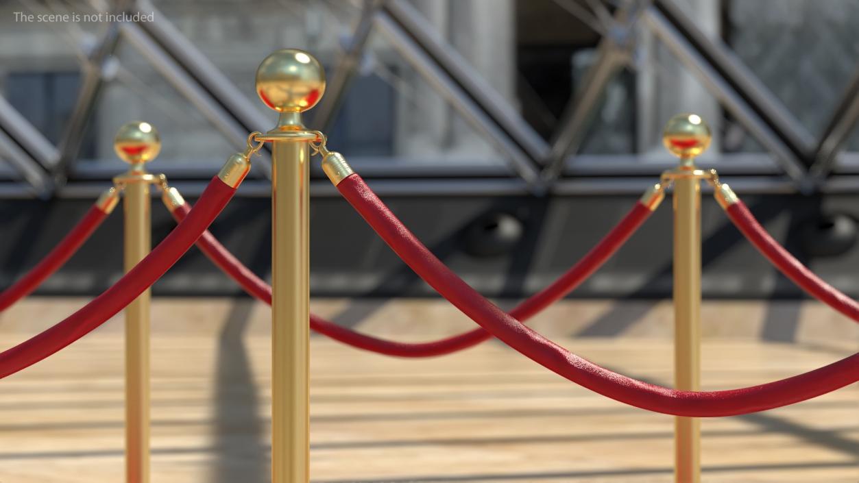 3D Red Carpet Fence