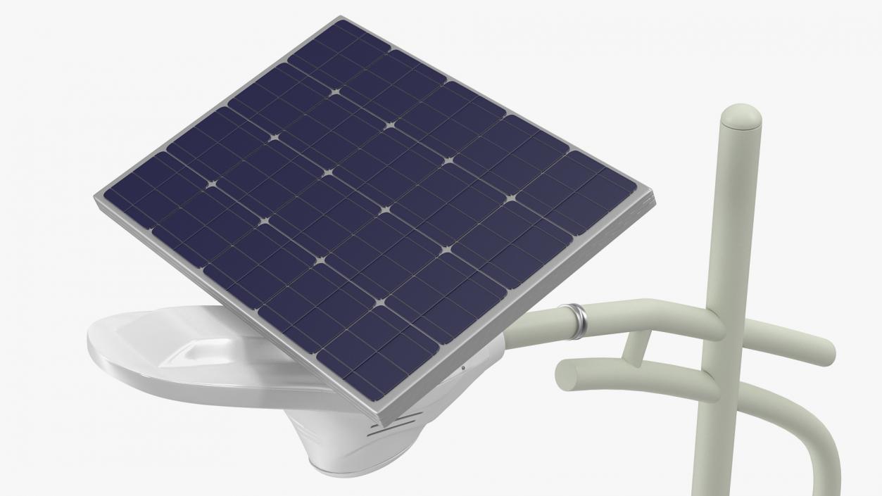 Solar LED Street Light with Battery Backup 3D