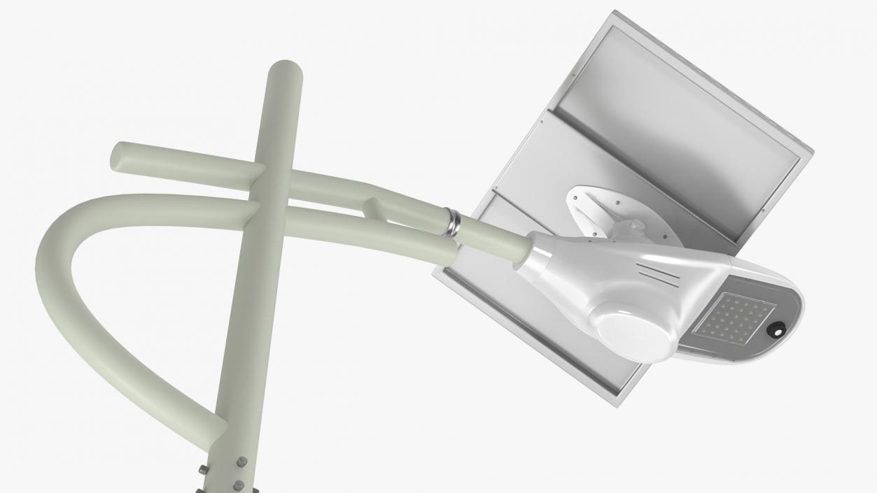 Solar LED Street Light with Battery Backup 3D