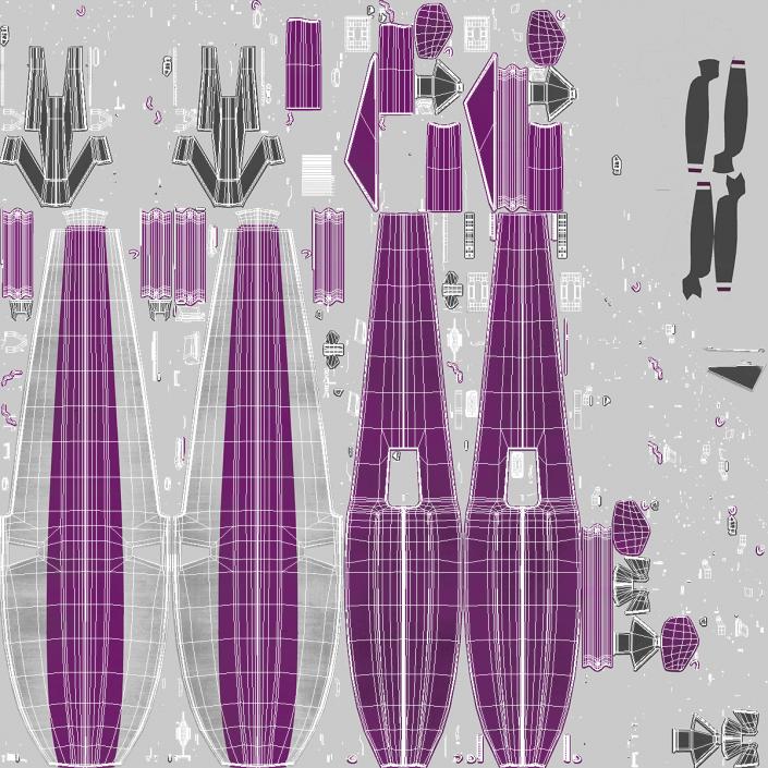 3D Light Utility Floatplane Rigged