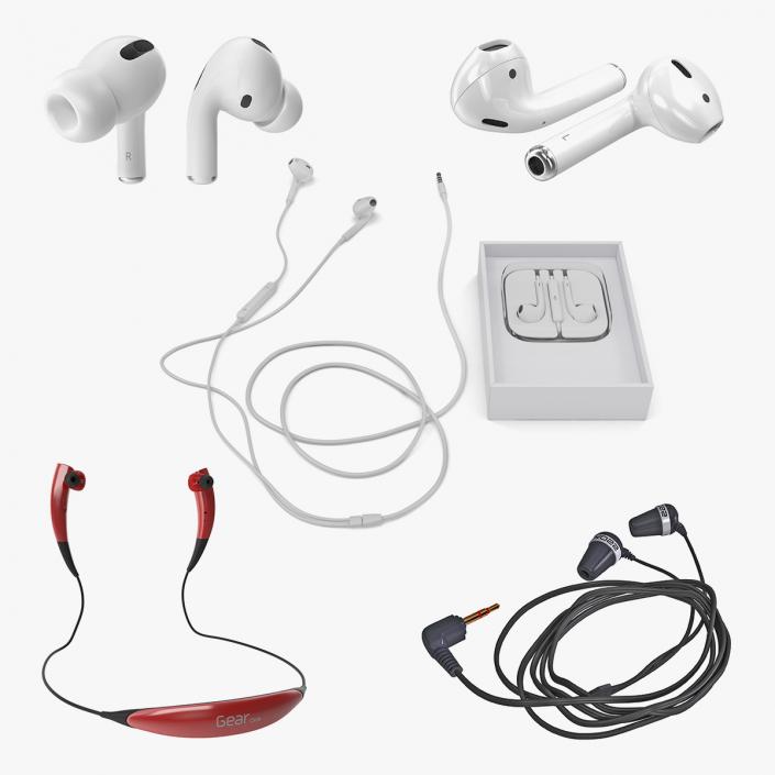 3D Headphones Collection 2 model