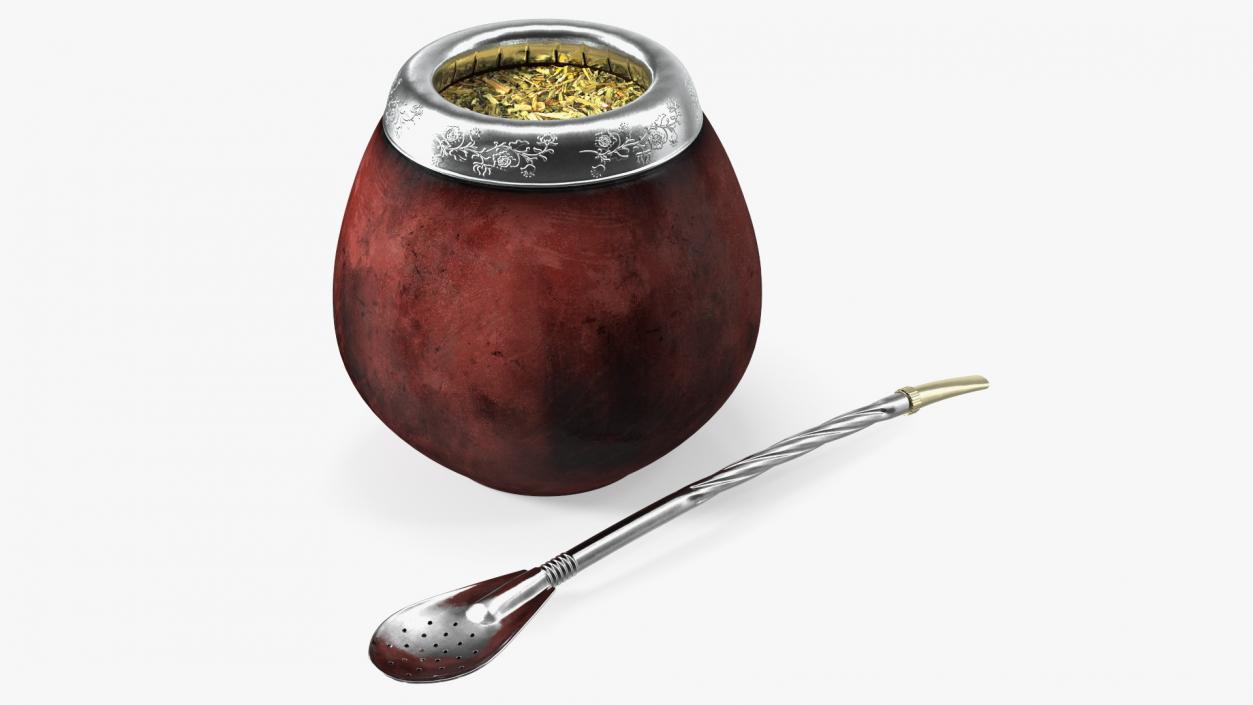 3D Yerba Mate Brown