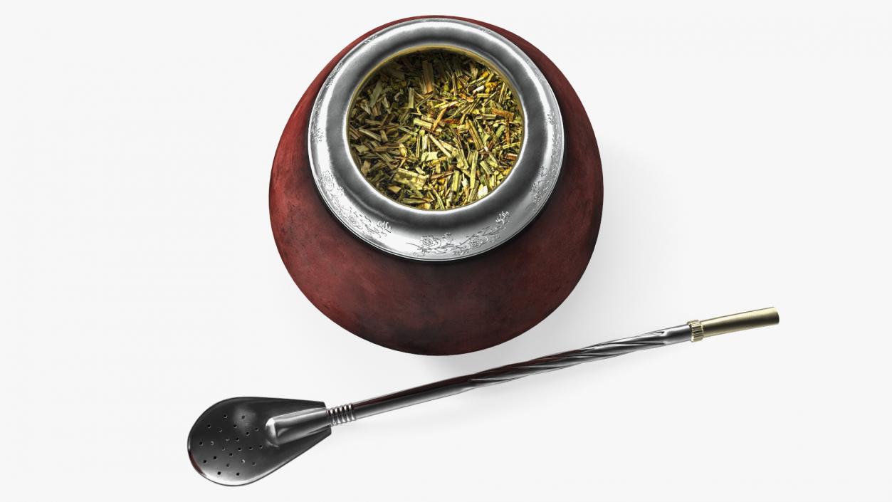 3D Yerba Mate Brown