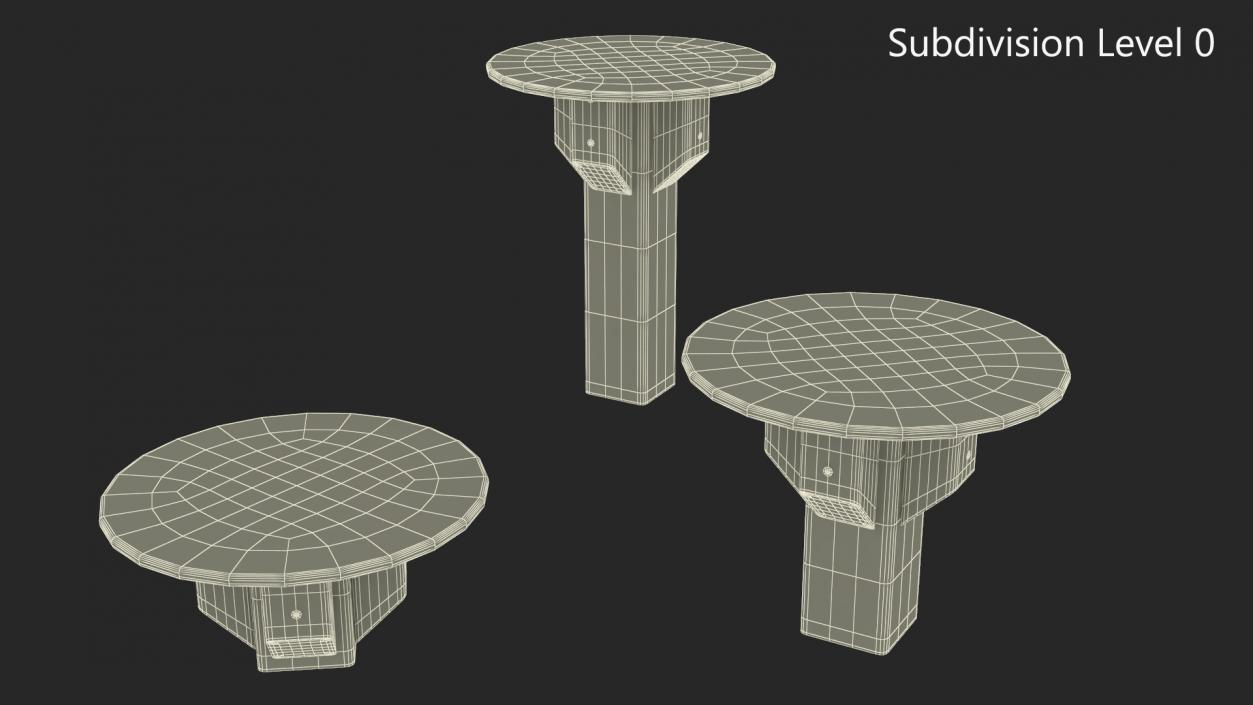 Red Jump Islands for Dog Park 3D model