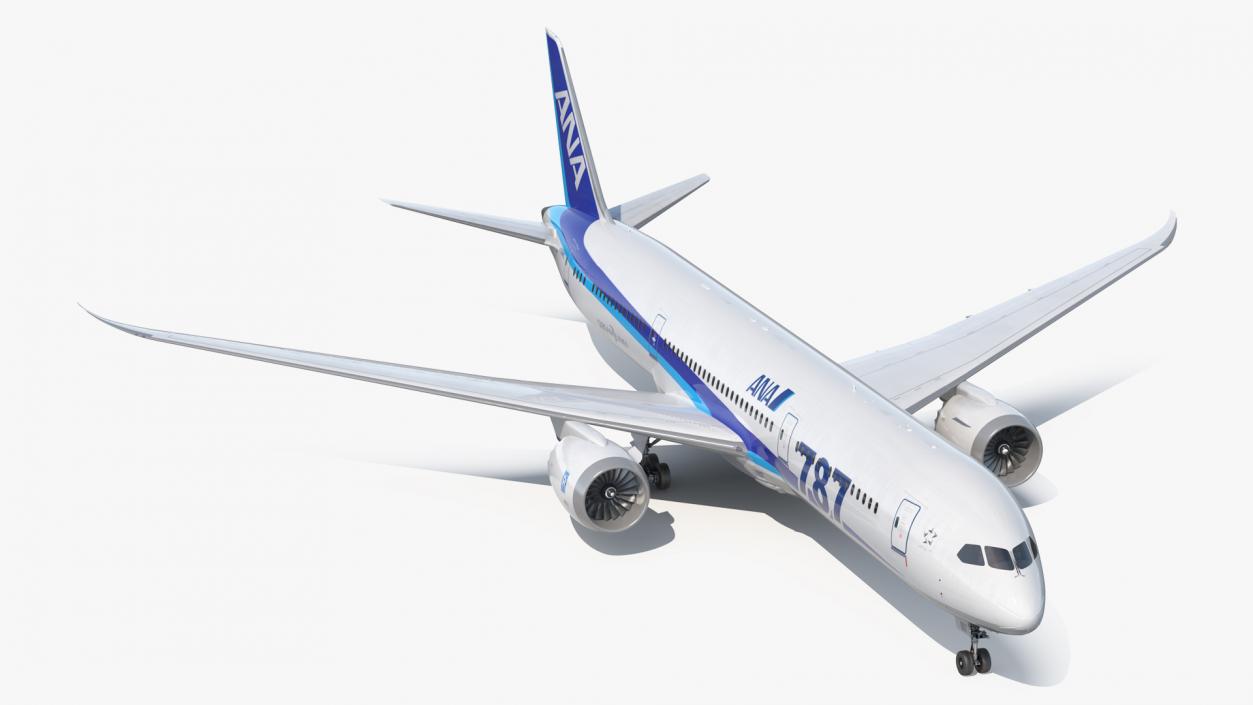 Boeing 787-9 Dreamliner ANA Livery 3D model