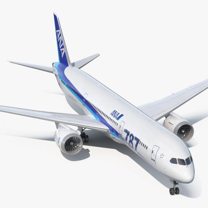 Boeing 787-9 Dreamliner ANA Livery 3D model