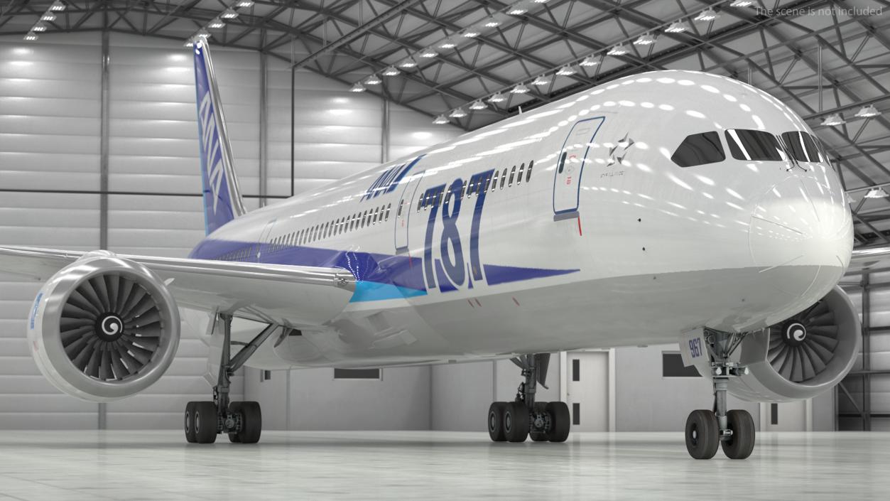 Boeing 787-9 Dreamliner ANA Livery 3D model