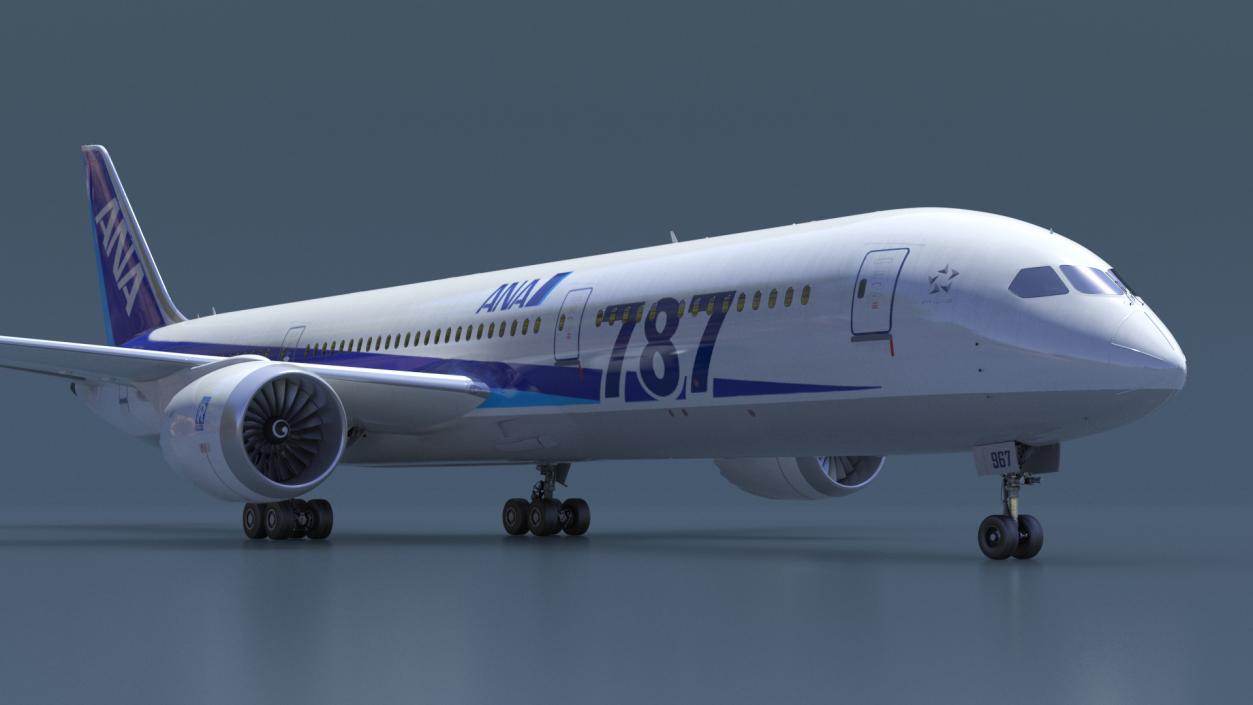 Boeing 787-9 Dreamliner ANA Livery 3D model