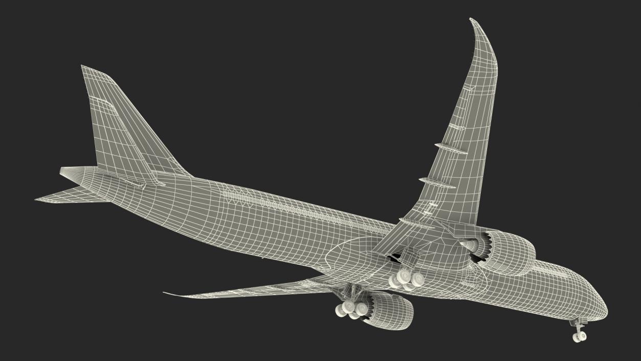 Boeing 787-9 Dreamliner ANA Livery 3D model