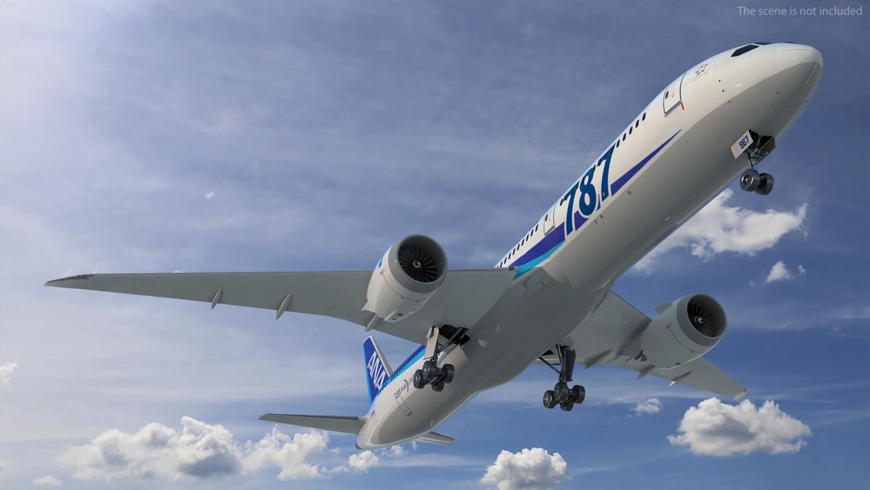 Boeing 787-9 Dreamliner ANA Livery 3D model