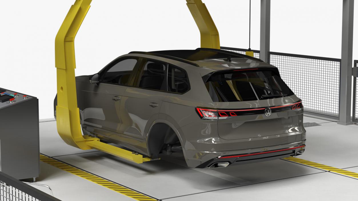 Volkswagen Assembly Line 3D model