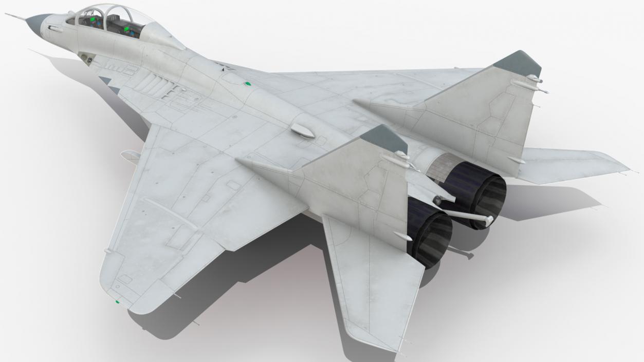 MiG 29 Tandem Aircraft 3D