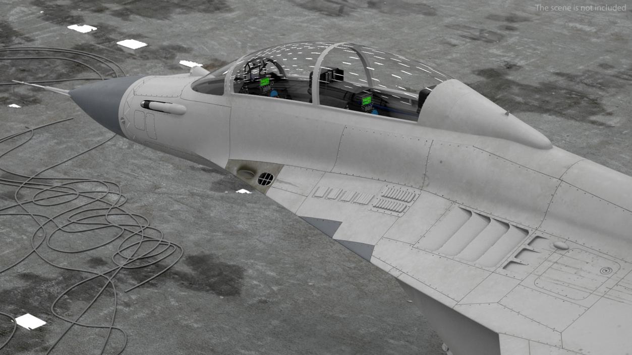 MiG 29 Tandem Aircraft 3D