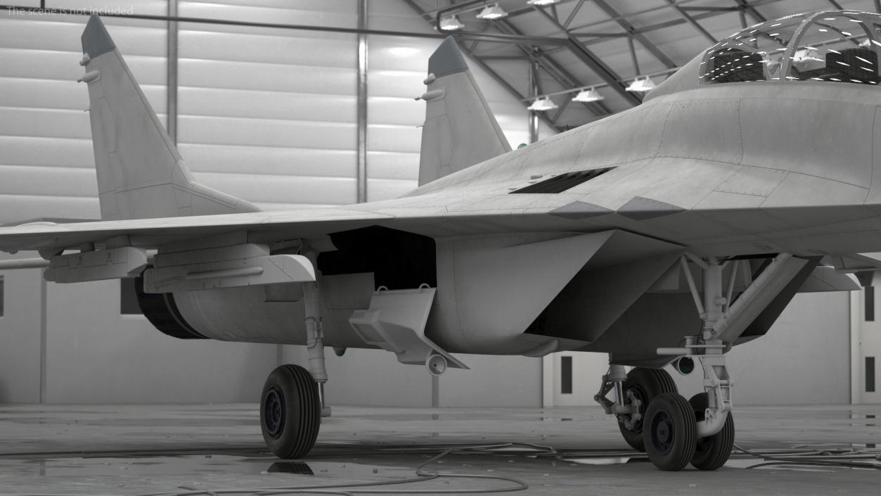 MiG 29 Tandem Aircraft 3D