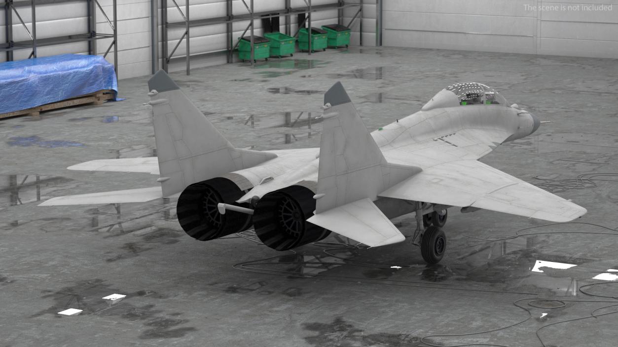 MiG 29 Tandem Aircraft 3D