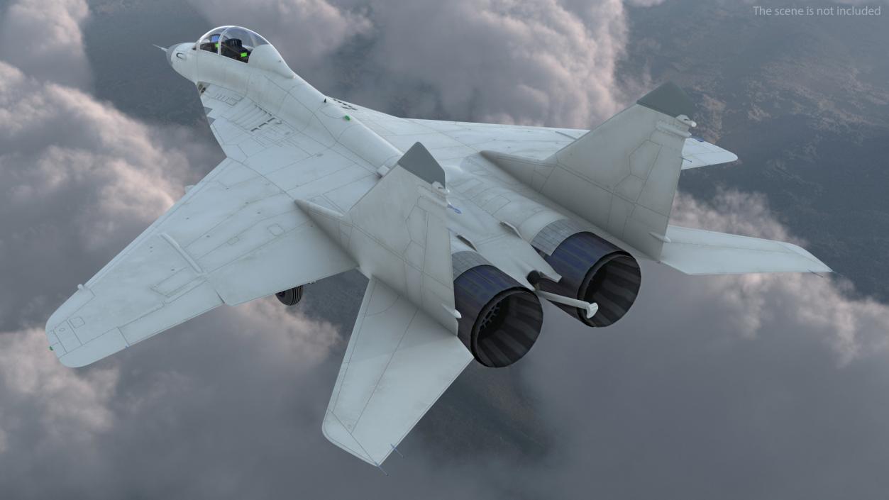 MiG 29 Tandem Aircraft 3D