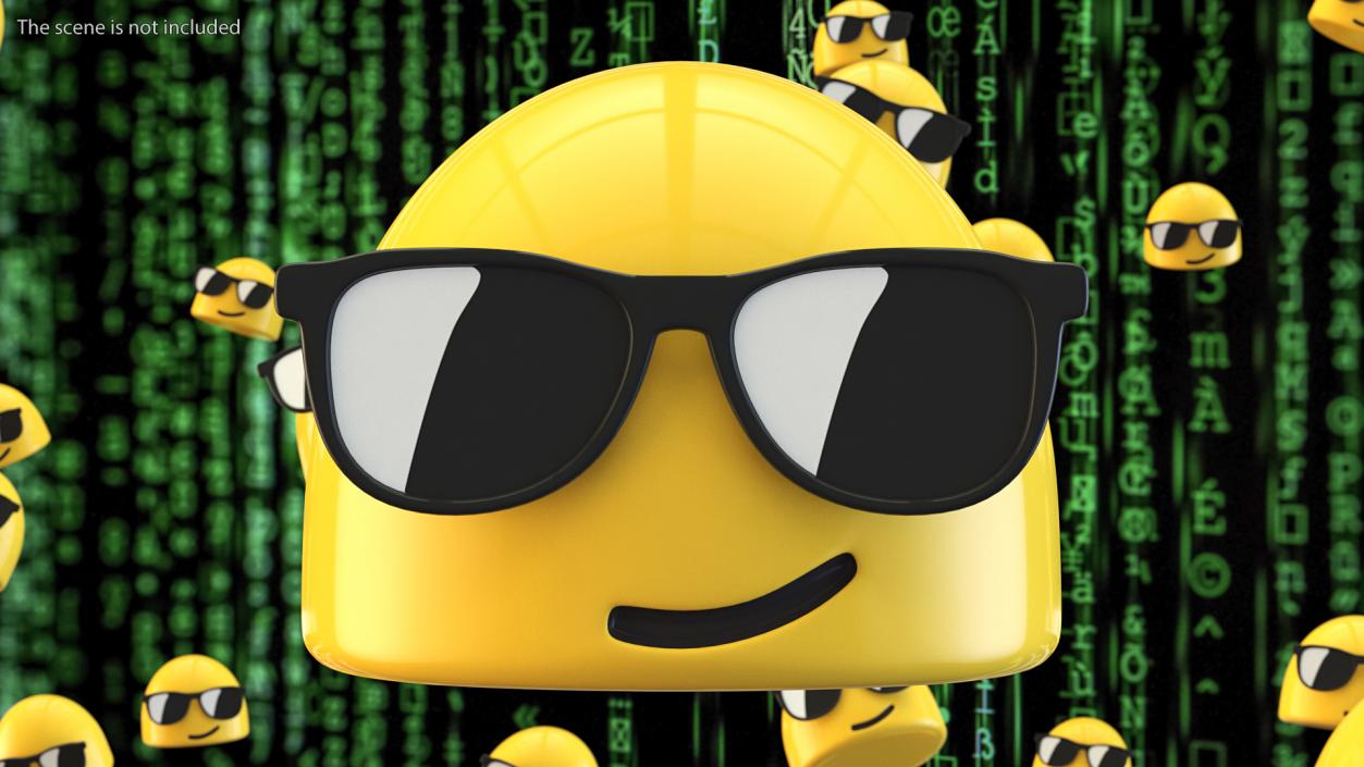 Smiling Face with Sunglasses Android Emoji 3D