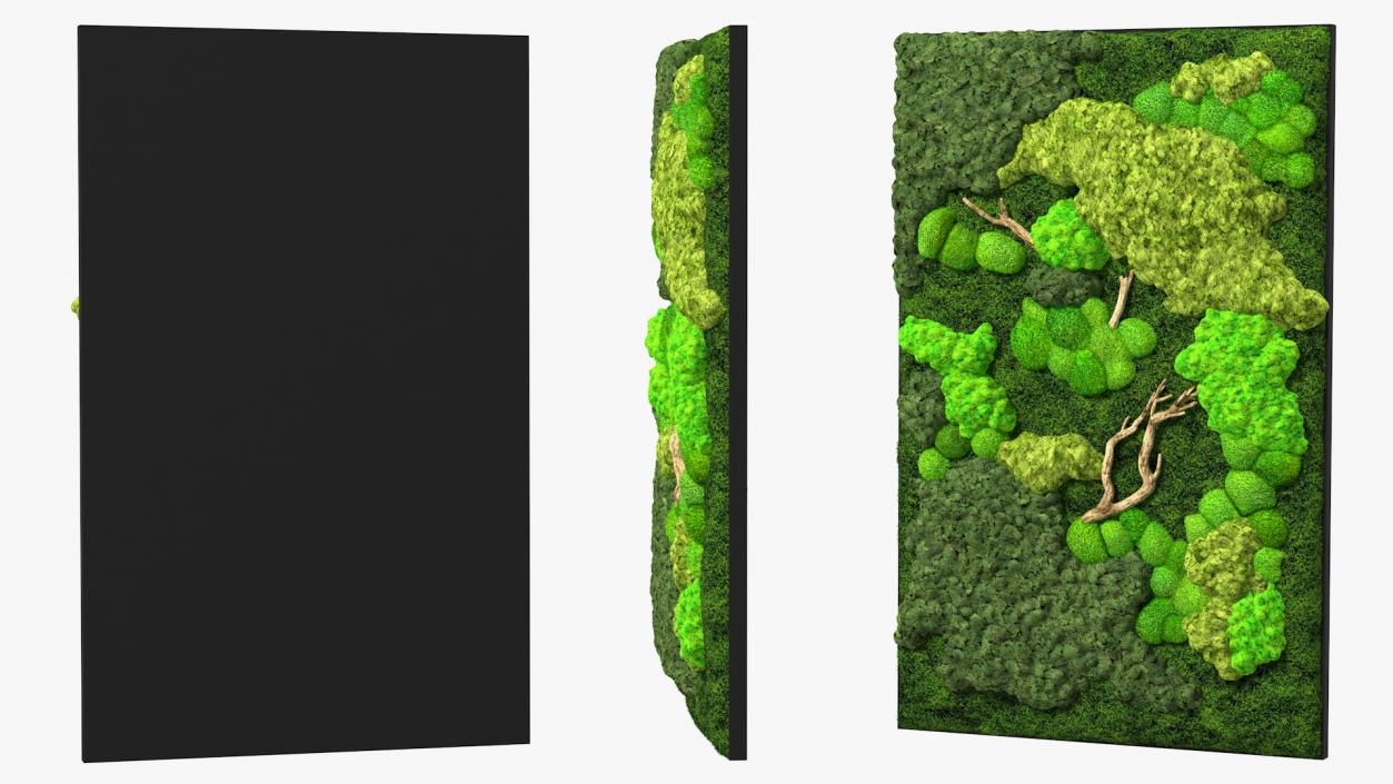 3D Indoor Plantscape Moss Wall Fur