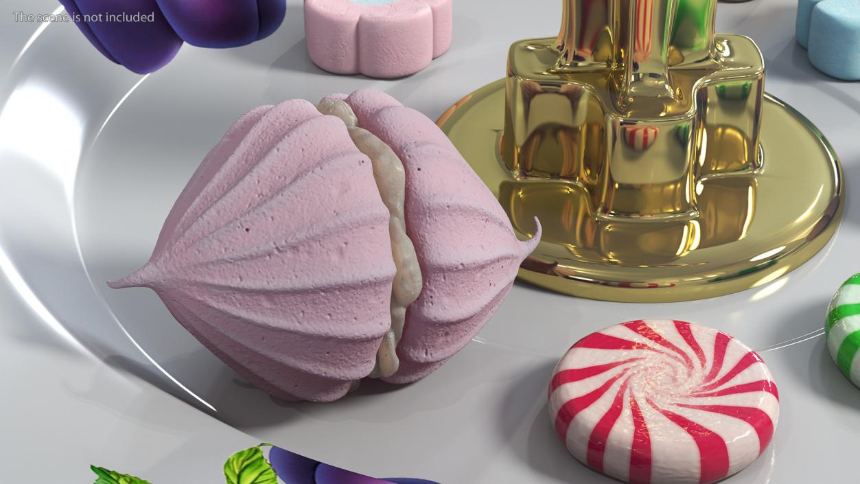 Meringue Cookies Collection 5 3D model