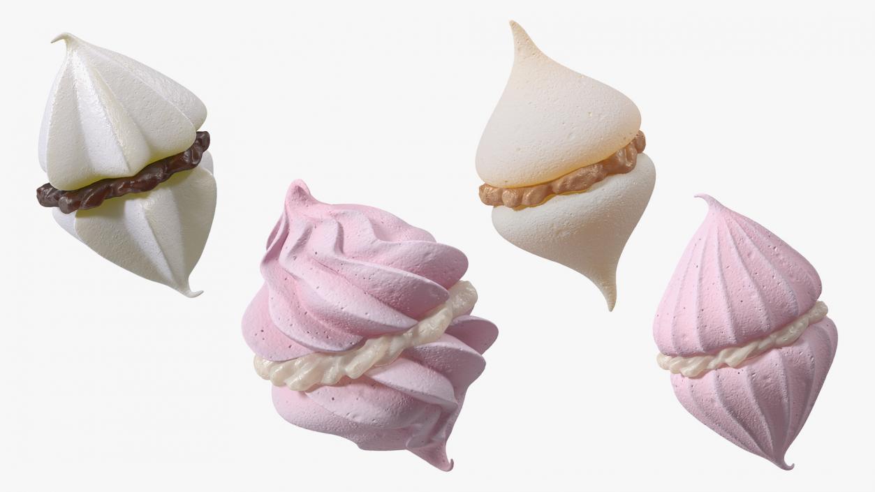 Meringue Cookies Collection 5 3D model