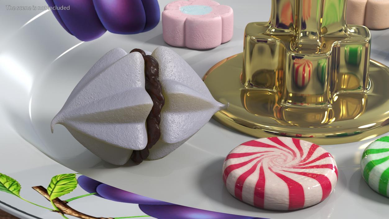 Meringue Cookies Collection 5 3D model