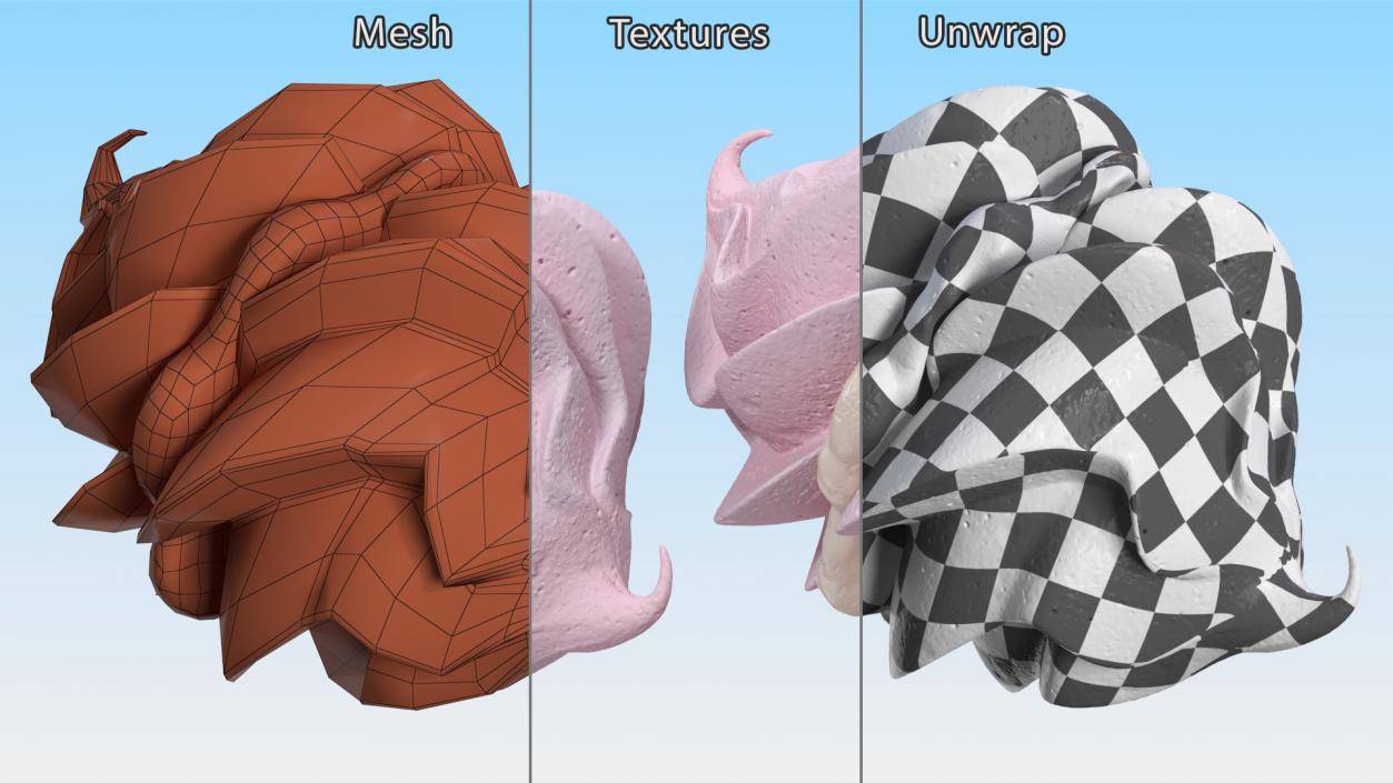 Meringue Cookies Collection 5 3D model