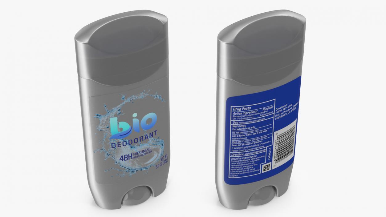 Solid Antiperspirant and Deodorant 3D model