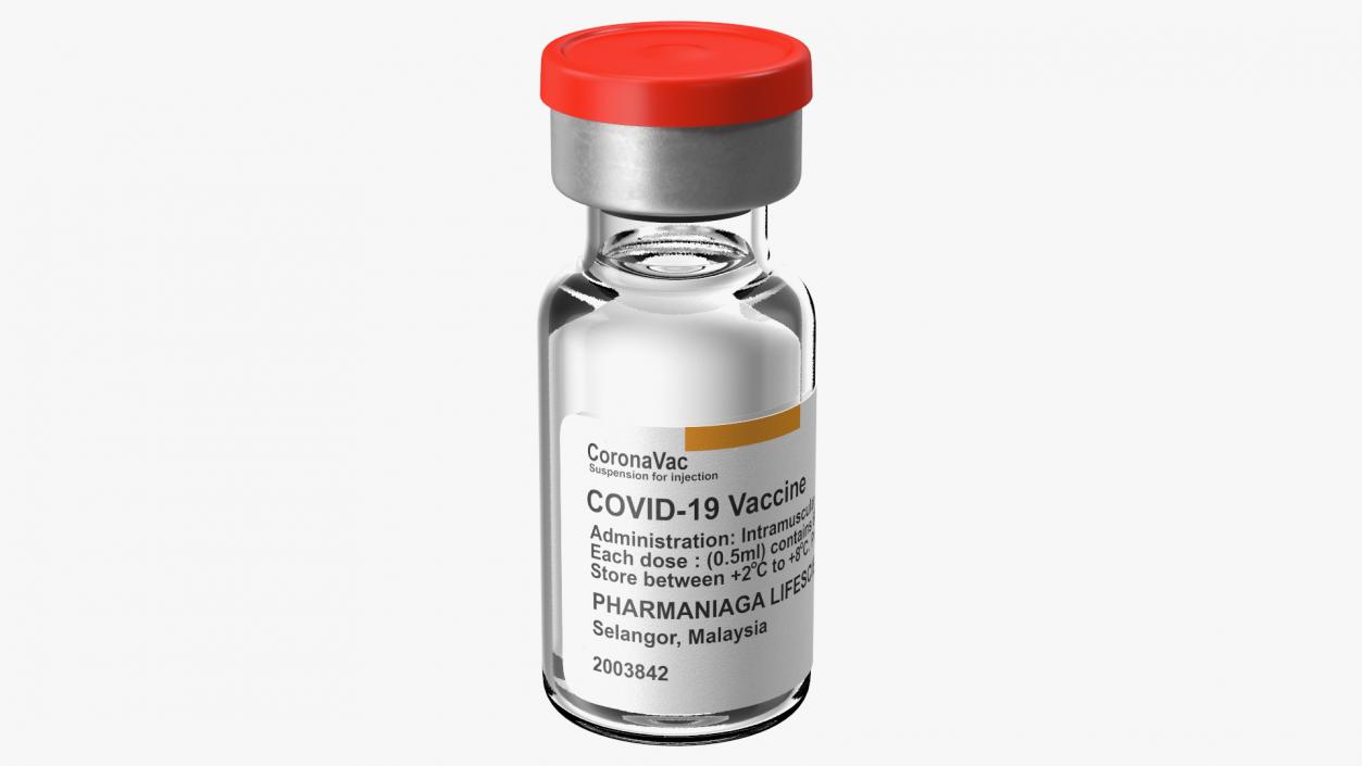 3D model Vaccine Covid19 CoronaVac