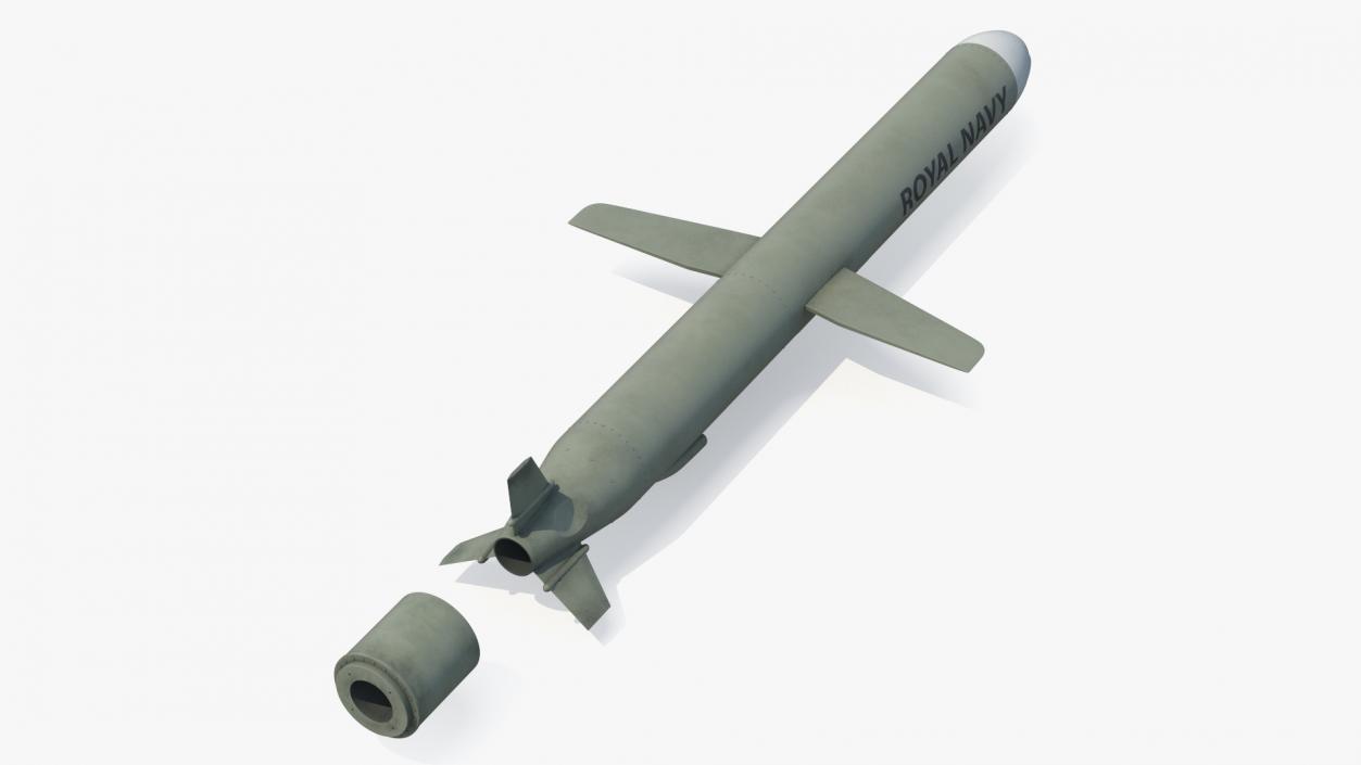 3D BGM-109 General Dynamics Tomahawk Missile