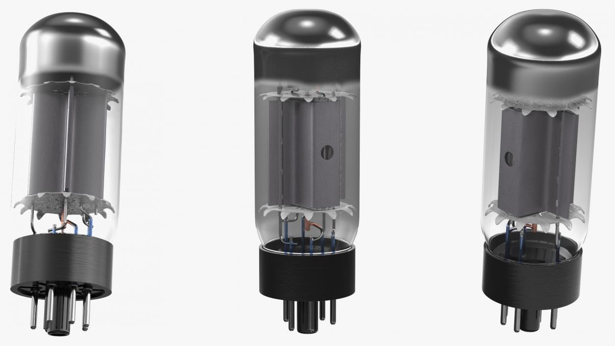 Vacuum Tube 6L6GC 3D