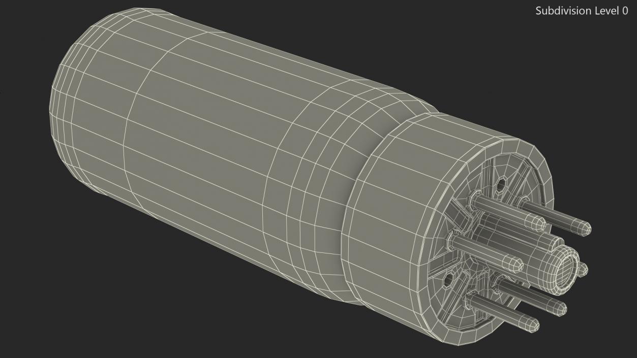 Vacuum Tube 6L6GC 3D