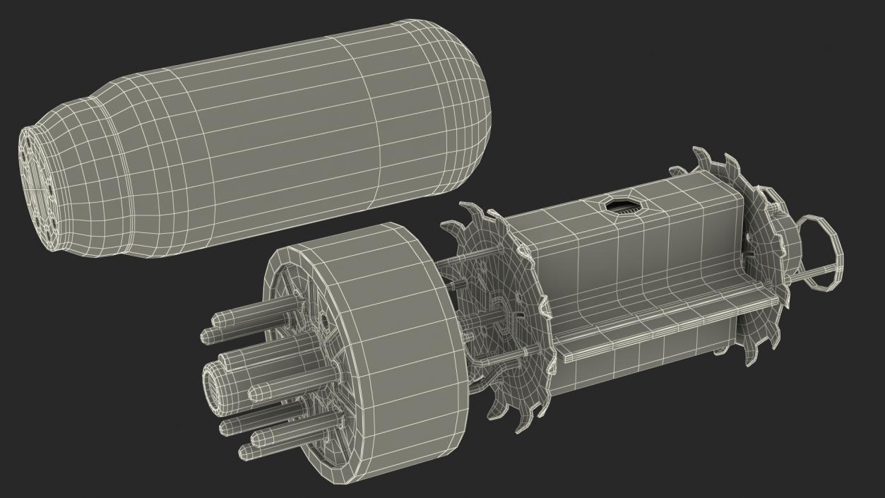 Vacuum Tube 6L6GC 3D