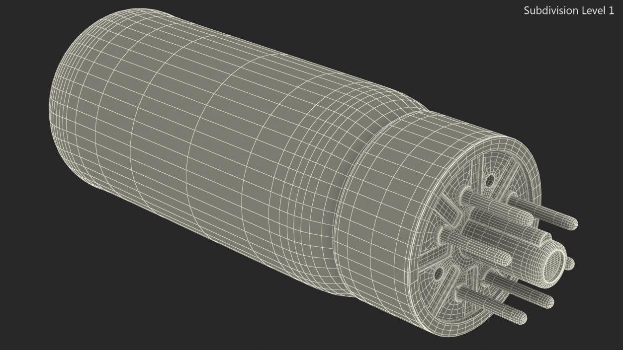 Vacuum Tube 6L6GC 3D