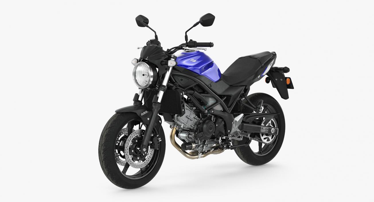 Street Motorcycle Suzuki SV650 Rigged 3D