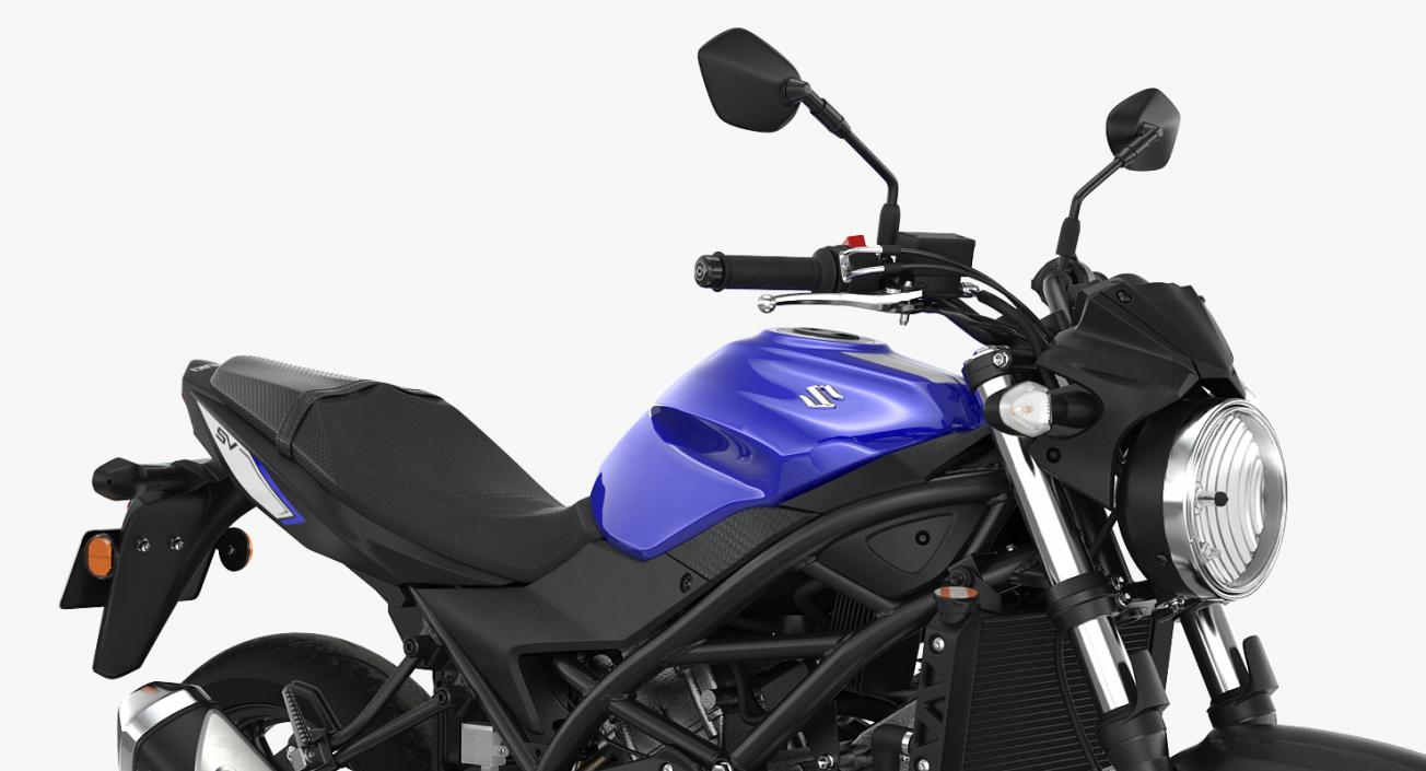 Street Motorcycle Suzuki SV650 Rigged 3D