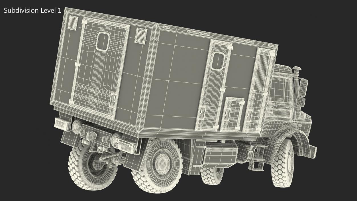 3D Off Road Vehicle Rigged model