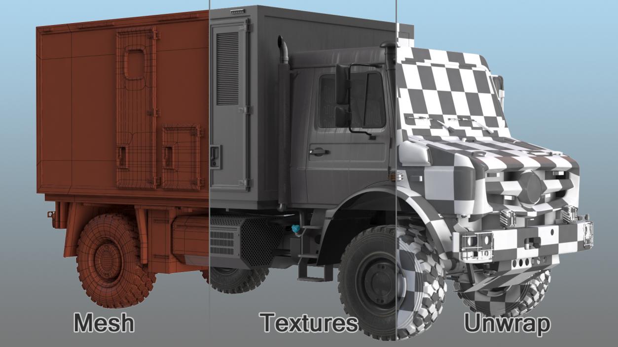 3D Off Road Vehicle Rigged model