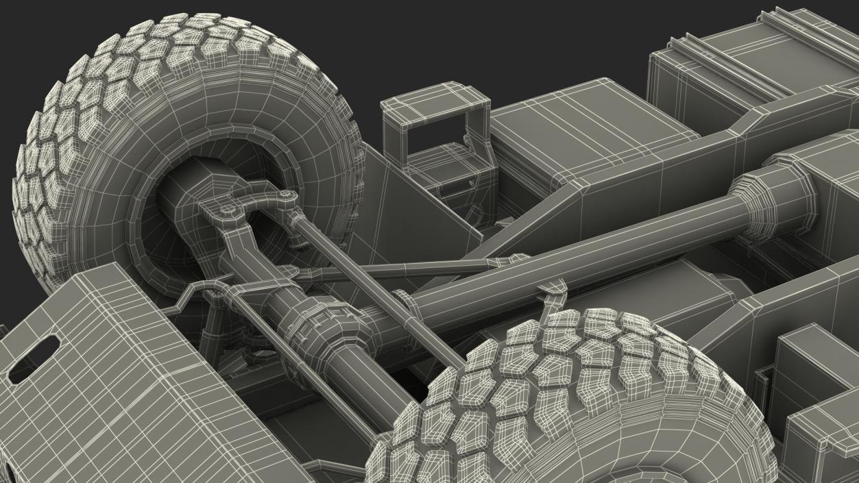 3D Off Road Vehicle Rigged model