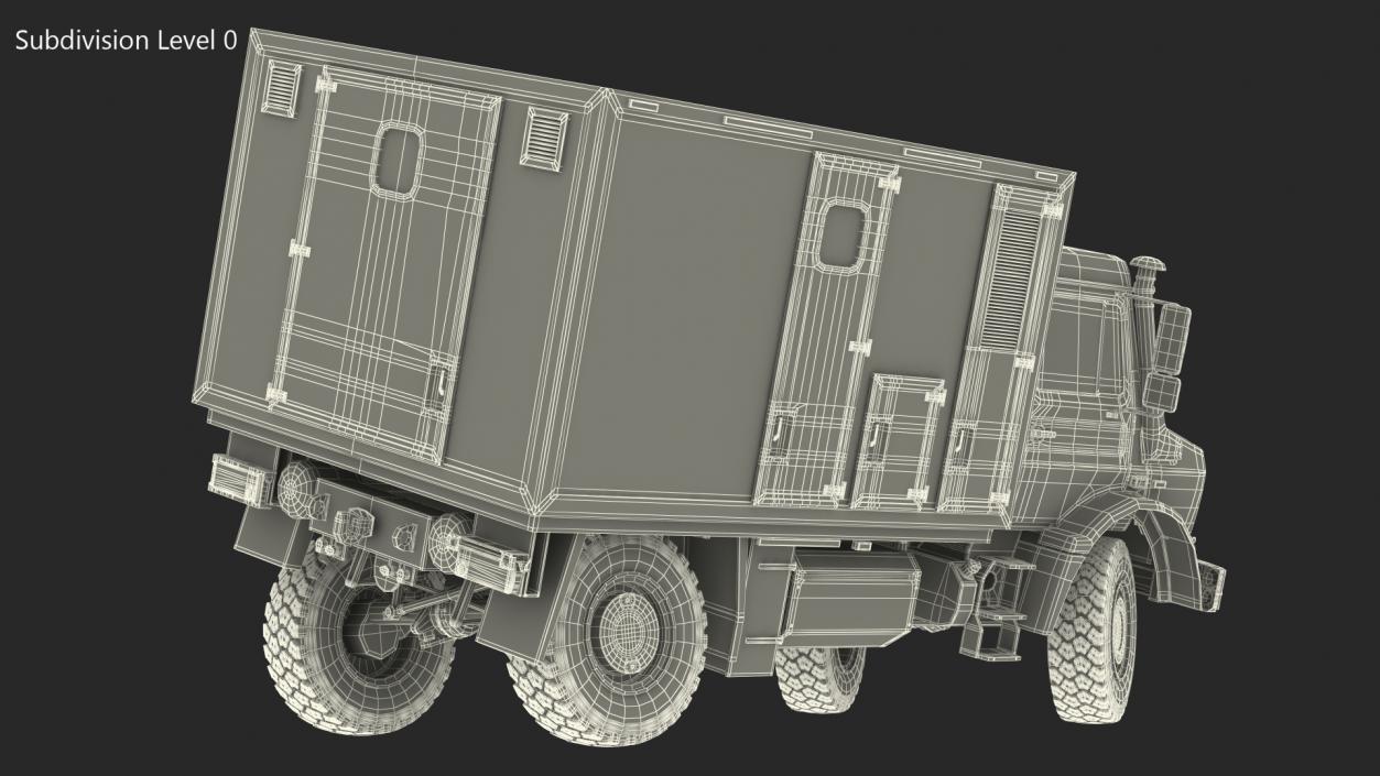 3D Off Road Vehicle Rigged model