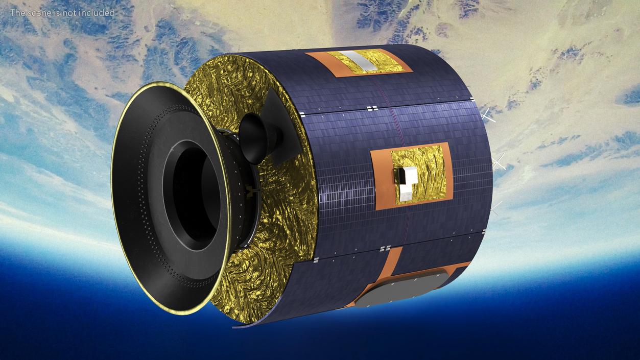 3D Meteosat Second Generation Satellite